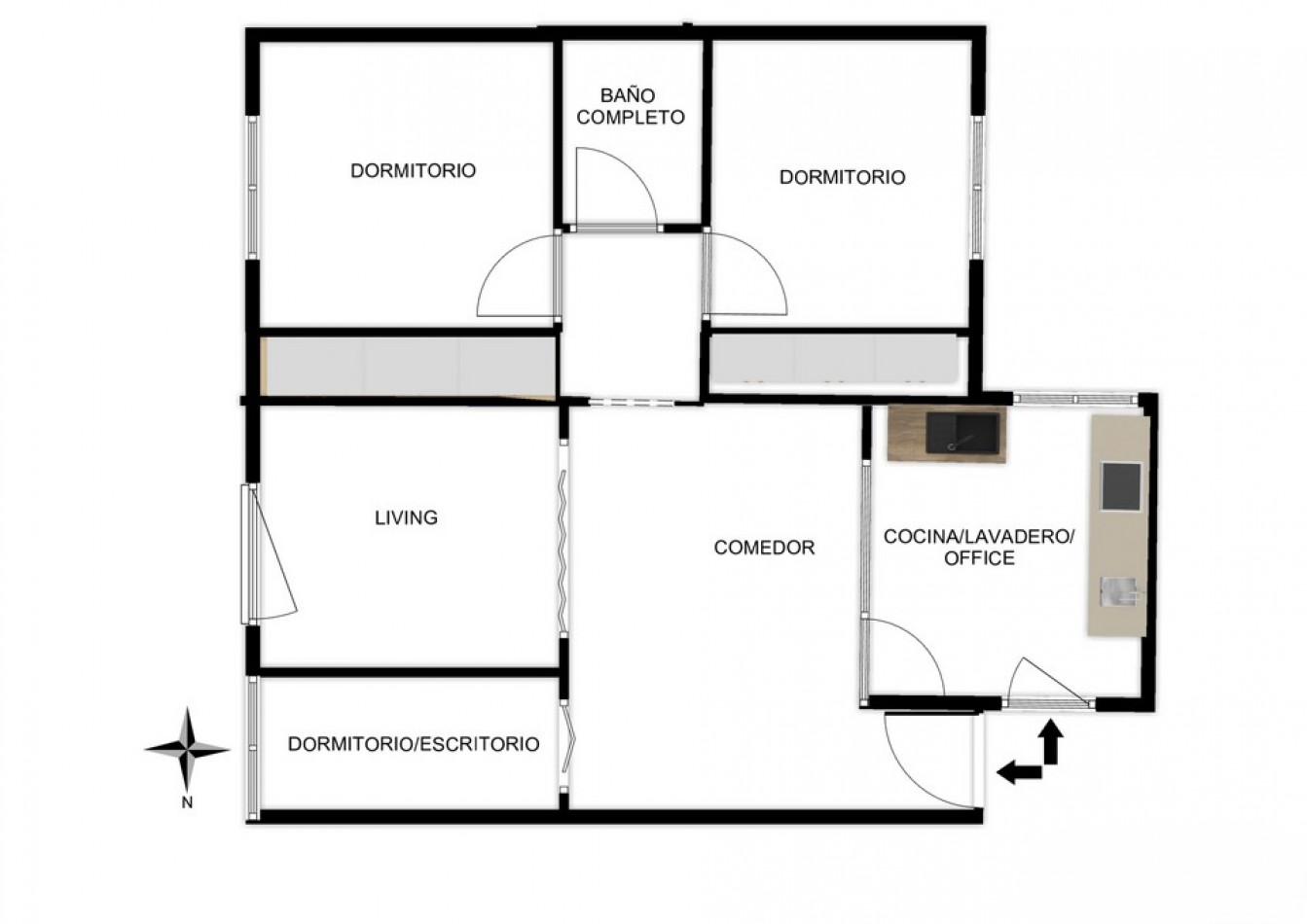 ¡¡HERMOSO Y AMPLIO DEPARTAMENTO EN EL CORAZON DE VILLA URQUIZA!! ¡SUPER LUMINOSO Y TRANQUILO!