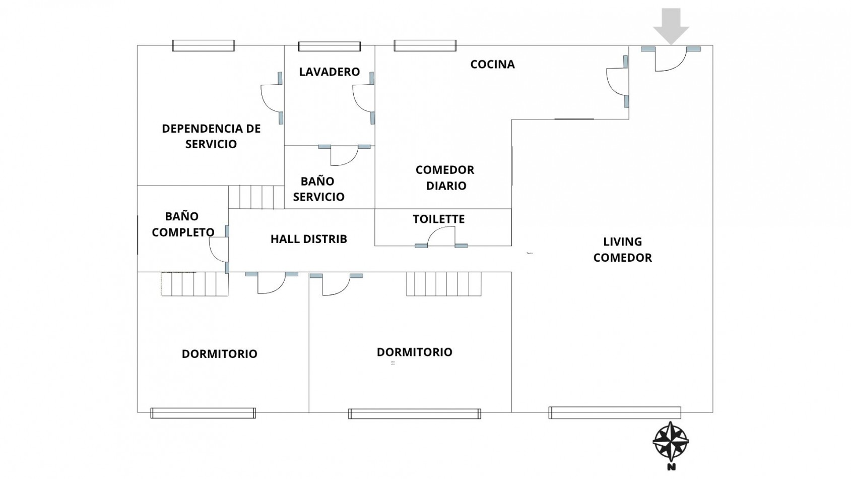 3 Amb con Dependencia y Cochera Al Frente en Villa Devoto! Impecable! Luminoso! Apto Profesional.
