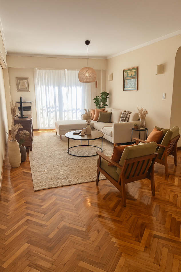 3 Amb con Dependencia y Cochera Al Frente en Villa Devoto! Impecable! Luminoso! Apto Profesional.